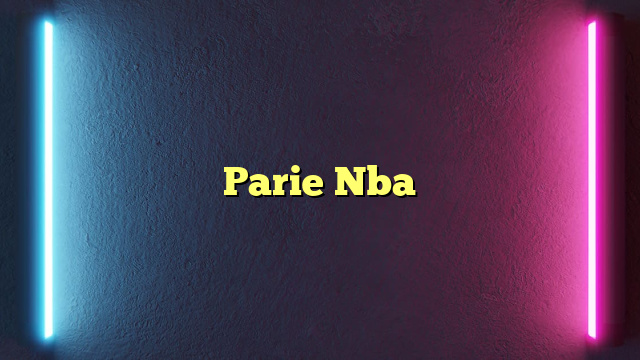 Parie Nba