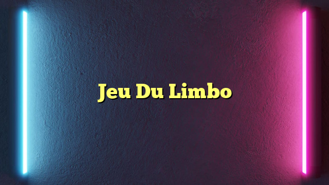 Jeu Du Limbo