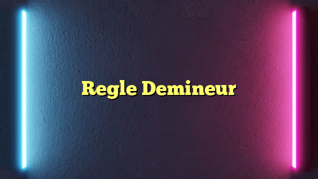 Regle Demineur