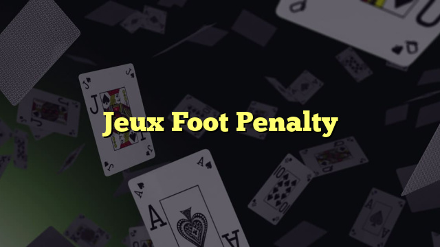 Jeux Foot Penalty