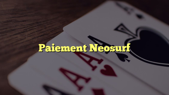 Paiement Neosurf